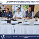 Séptima Reunión Ordinaria del Consejo Departamental de Desarrollo de Jutiapa